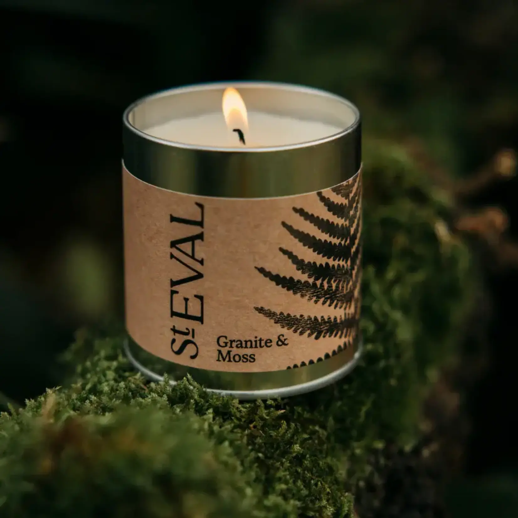 St. Eval St Eval Granite and Moss Scented Tin Candle