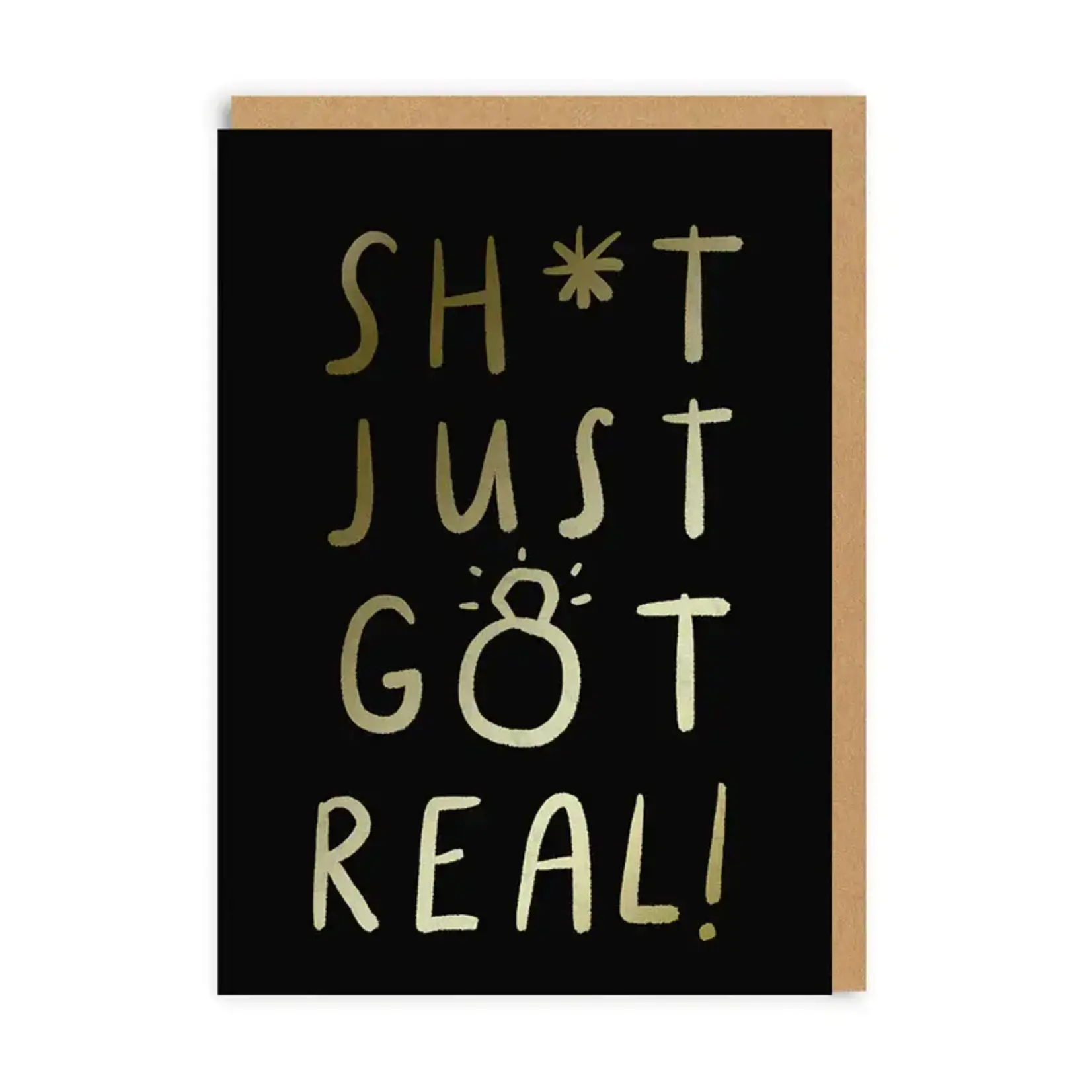 Ohh Deer Sh*t just got real! Greeting Card
