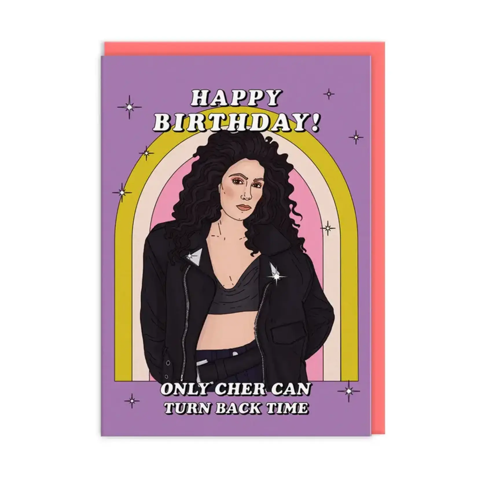 Ohh Deer Only Cher Can Turn Back Time Birthday Card