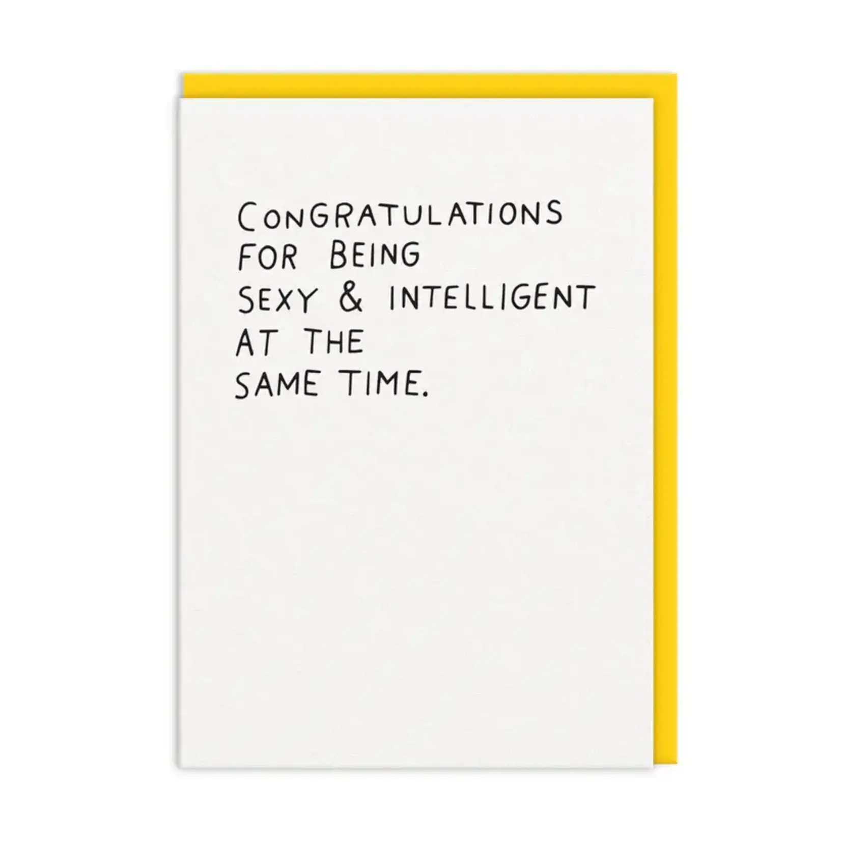 Ohh Deer Sexy And Intelligent Greeting Card