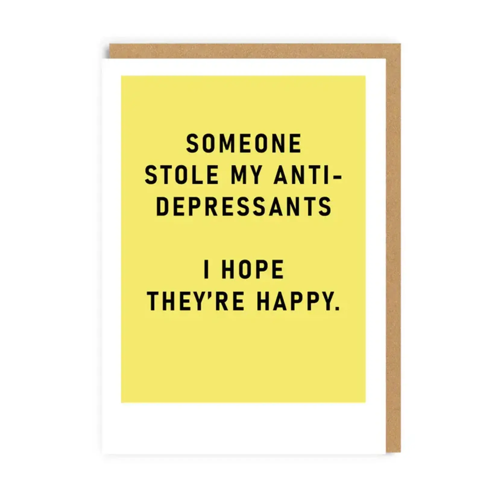 Ohh Deer Anti Depressants Greeting Card
