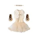 Maileg Maileg Ballet suit and skirt cream Size 3 CLOTHES