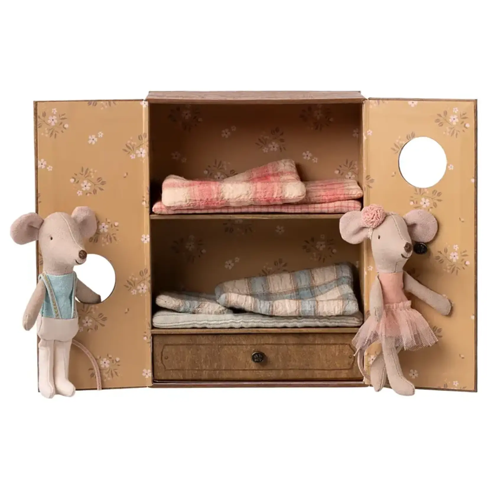 Maileg Maileg Ballet mice in dance studio Little sister and brother