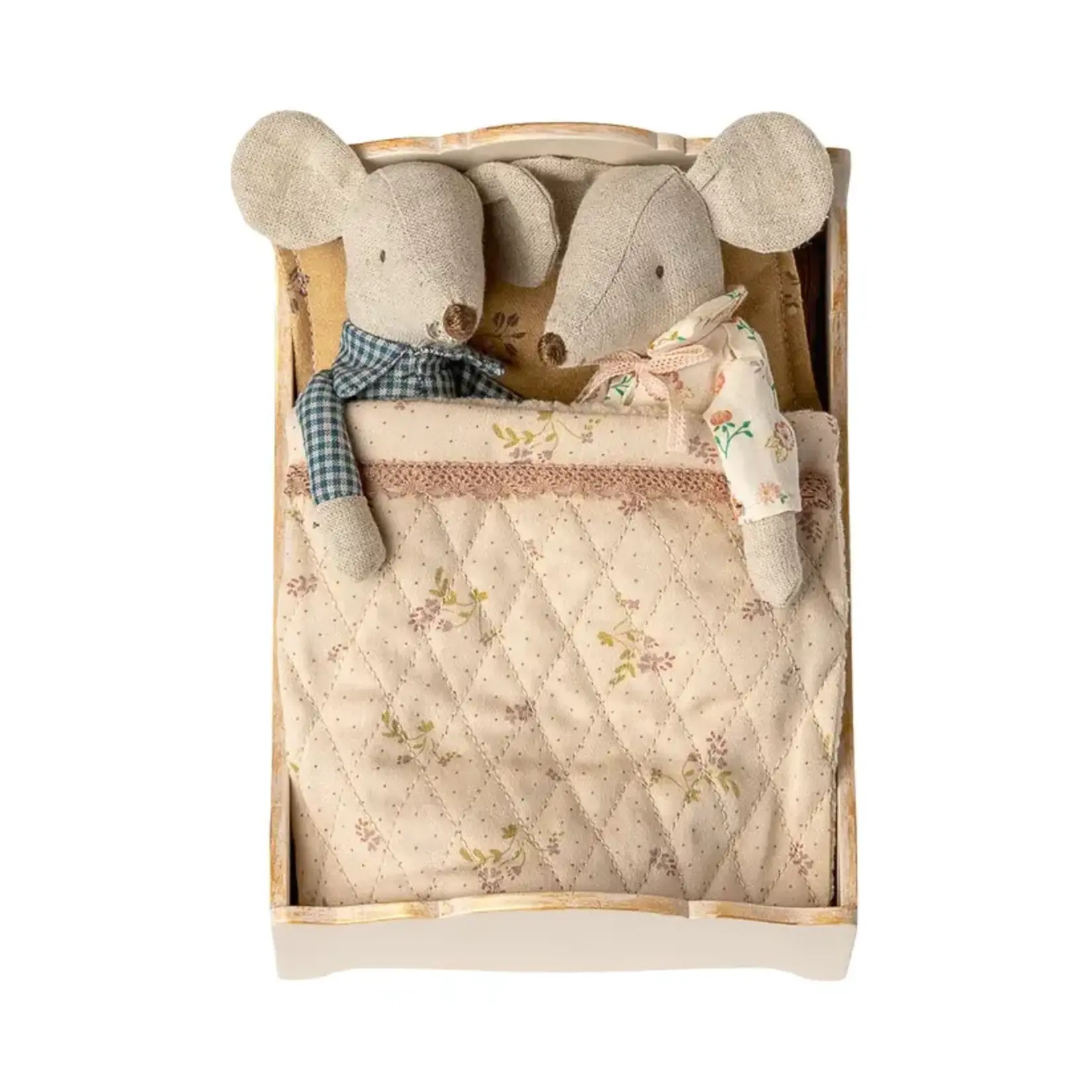 Maileg Maileg Bed Mouse - Off white