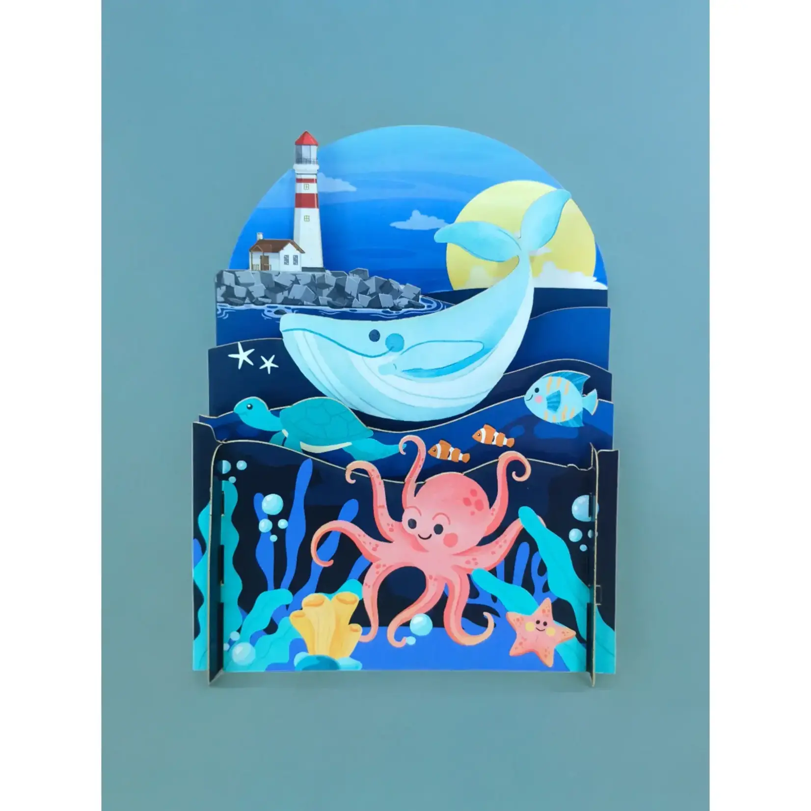 AllJoy Design Under the Sea Pop Up 3D Card