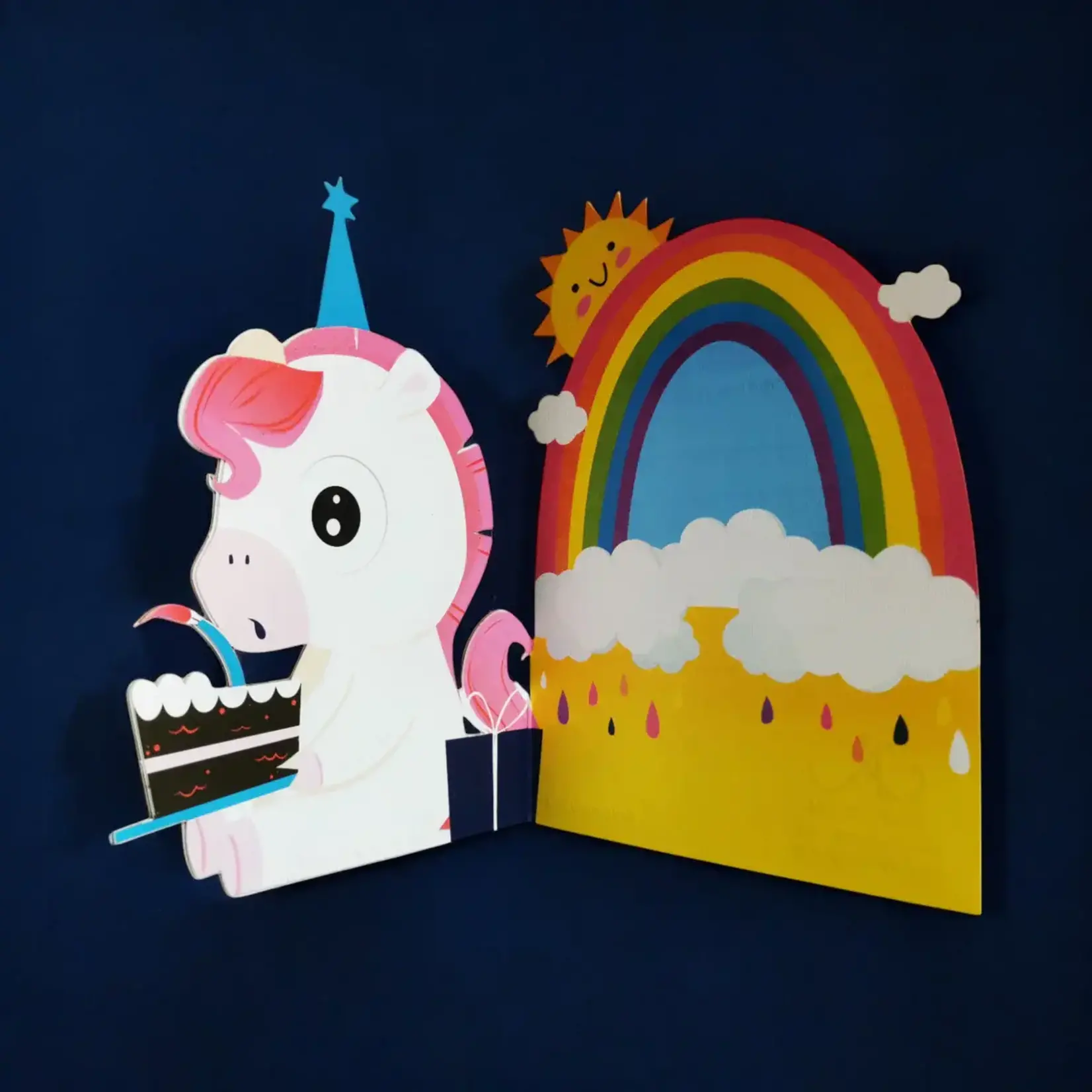 AllJoy Design Unicorn Jiggly Eyes Card