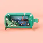 AllJoy Design Green Puffin 3D Bottle Card
