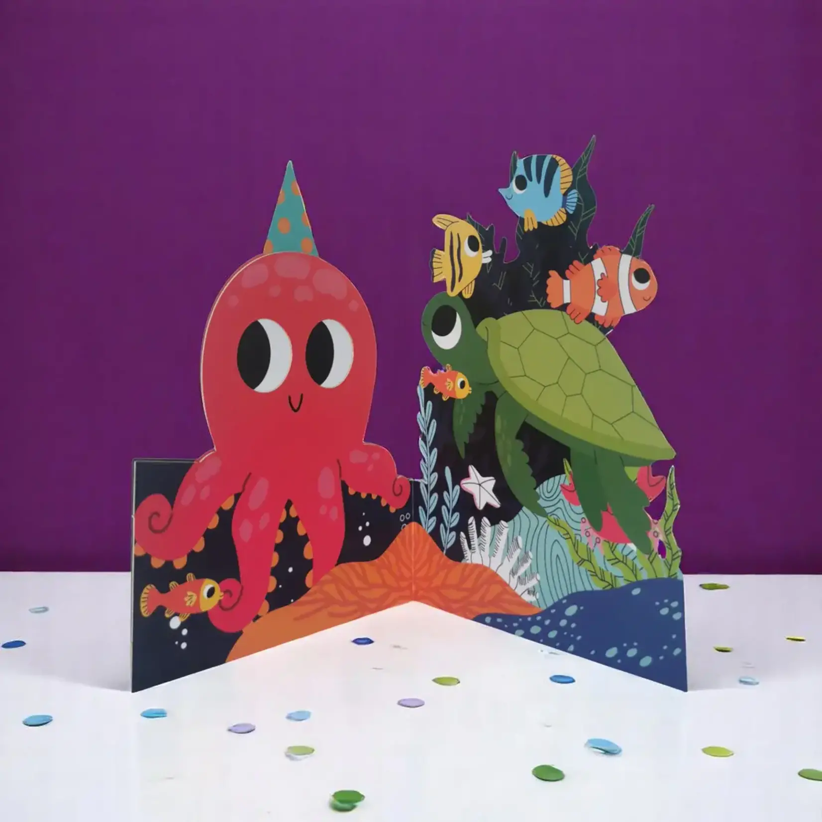 AllJoy Design Octopus Jiggly Eyes Card