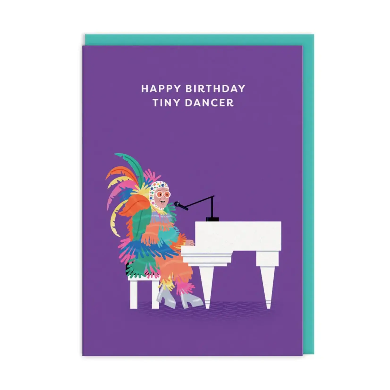 Ohh Deer Elton John Tiny Dancer Birthday Card