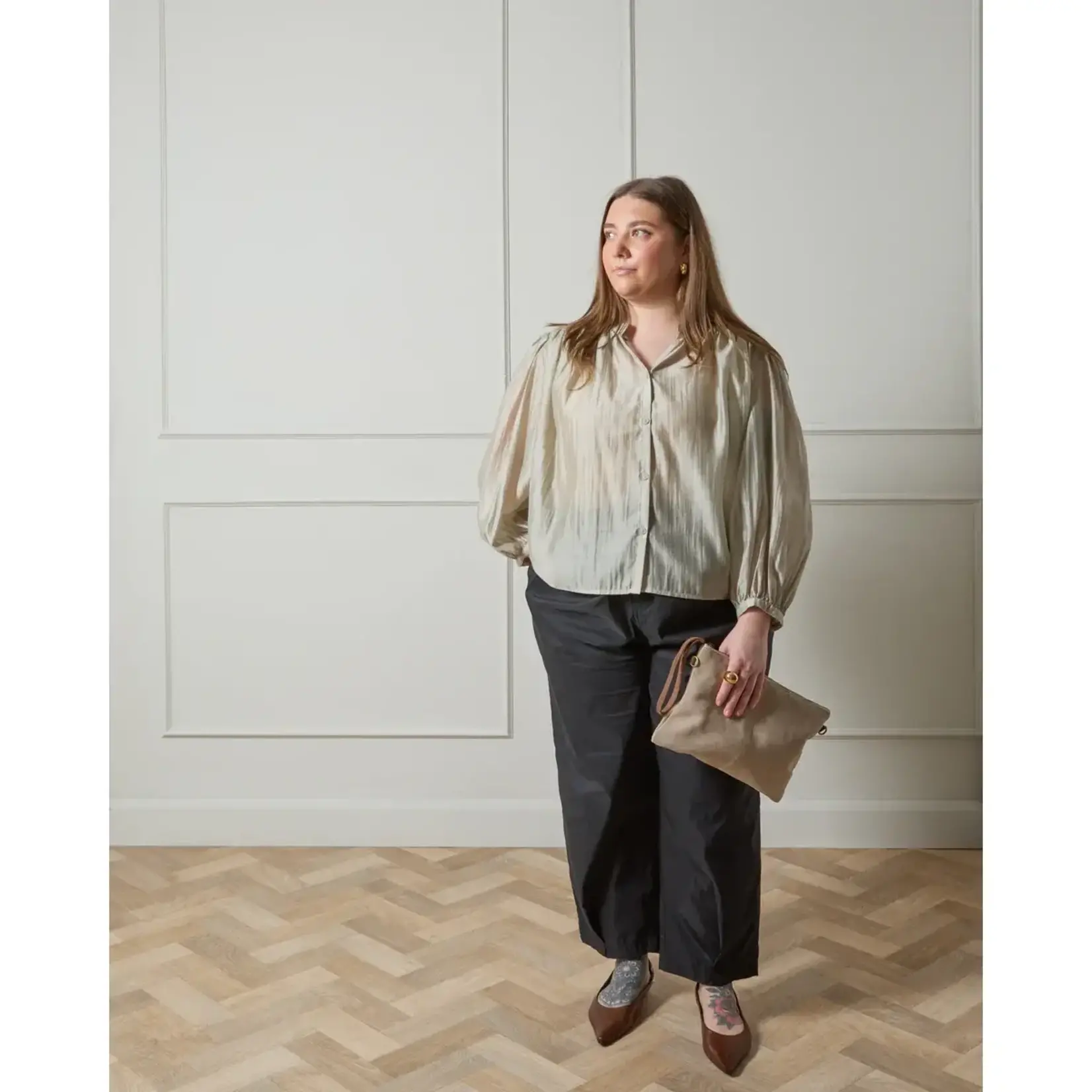 Chalk Dawn Blouse Taupe
