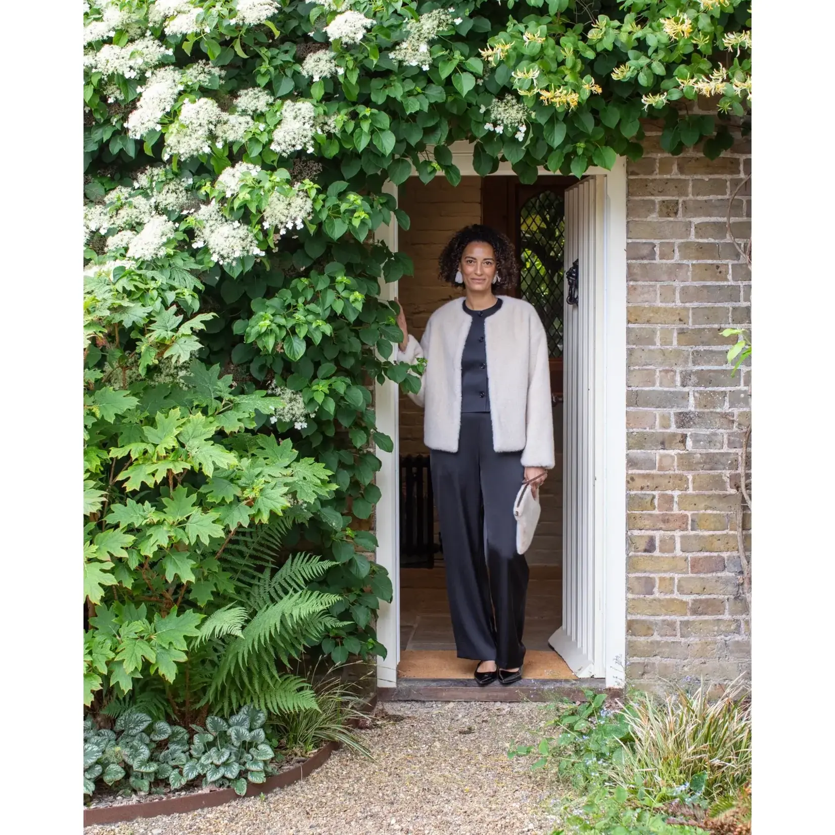 Chalk Delilah Coat Bone White