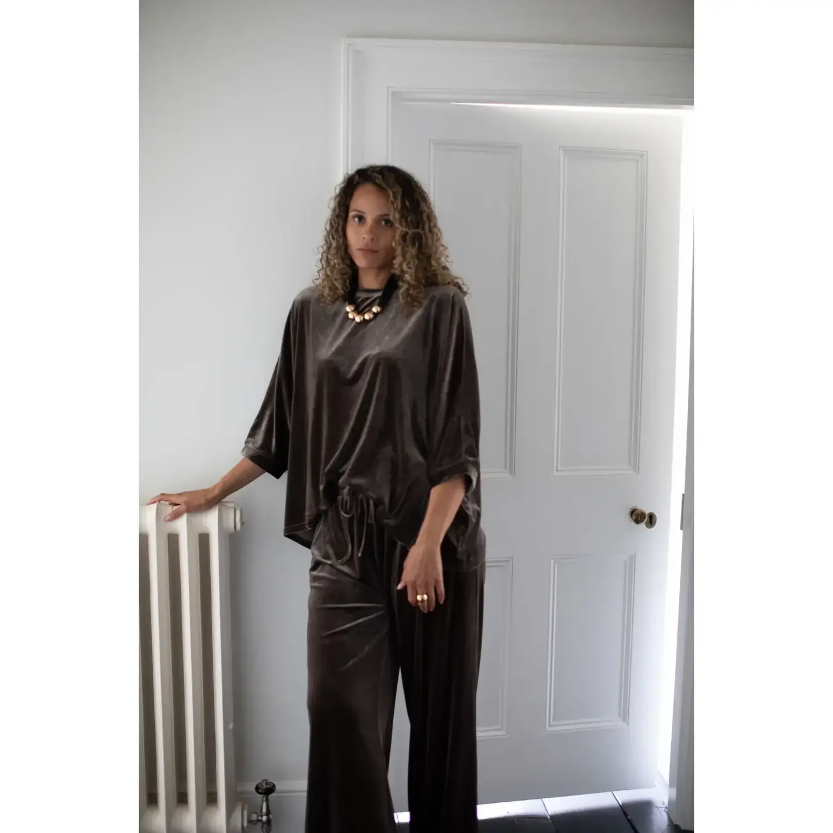 Chalk Tabby Pant Truffle