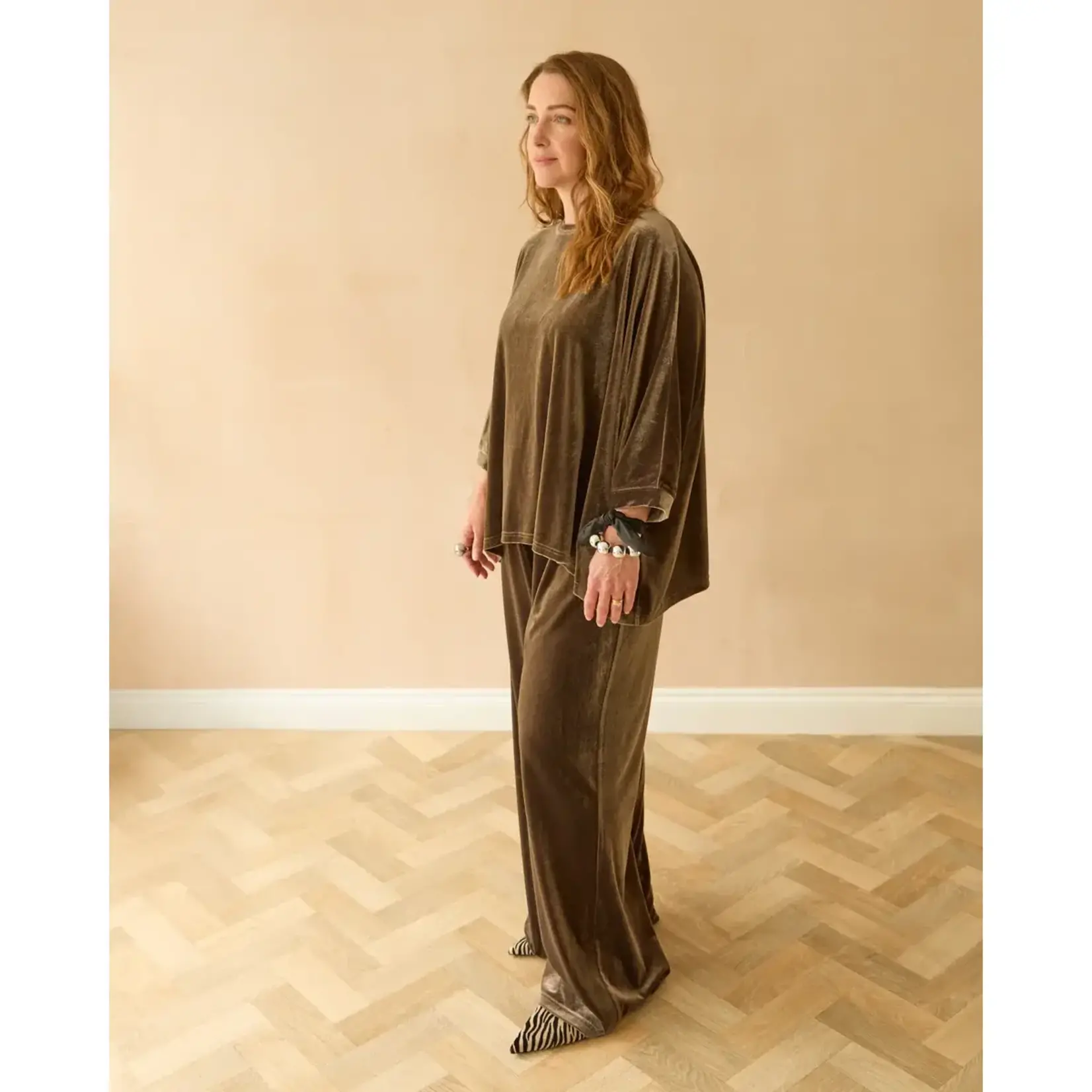 Chalk Tabby Pant Truffle