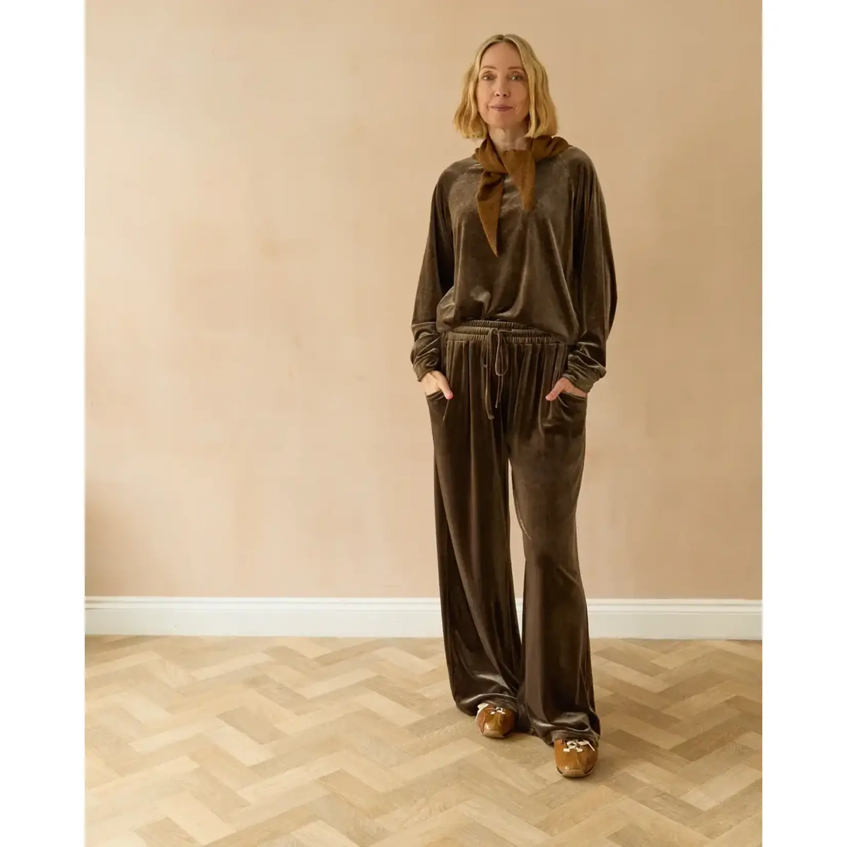 Chalk Tabby Pant Truffle