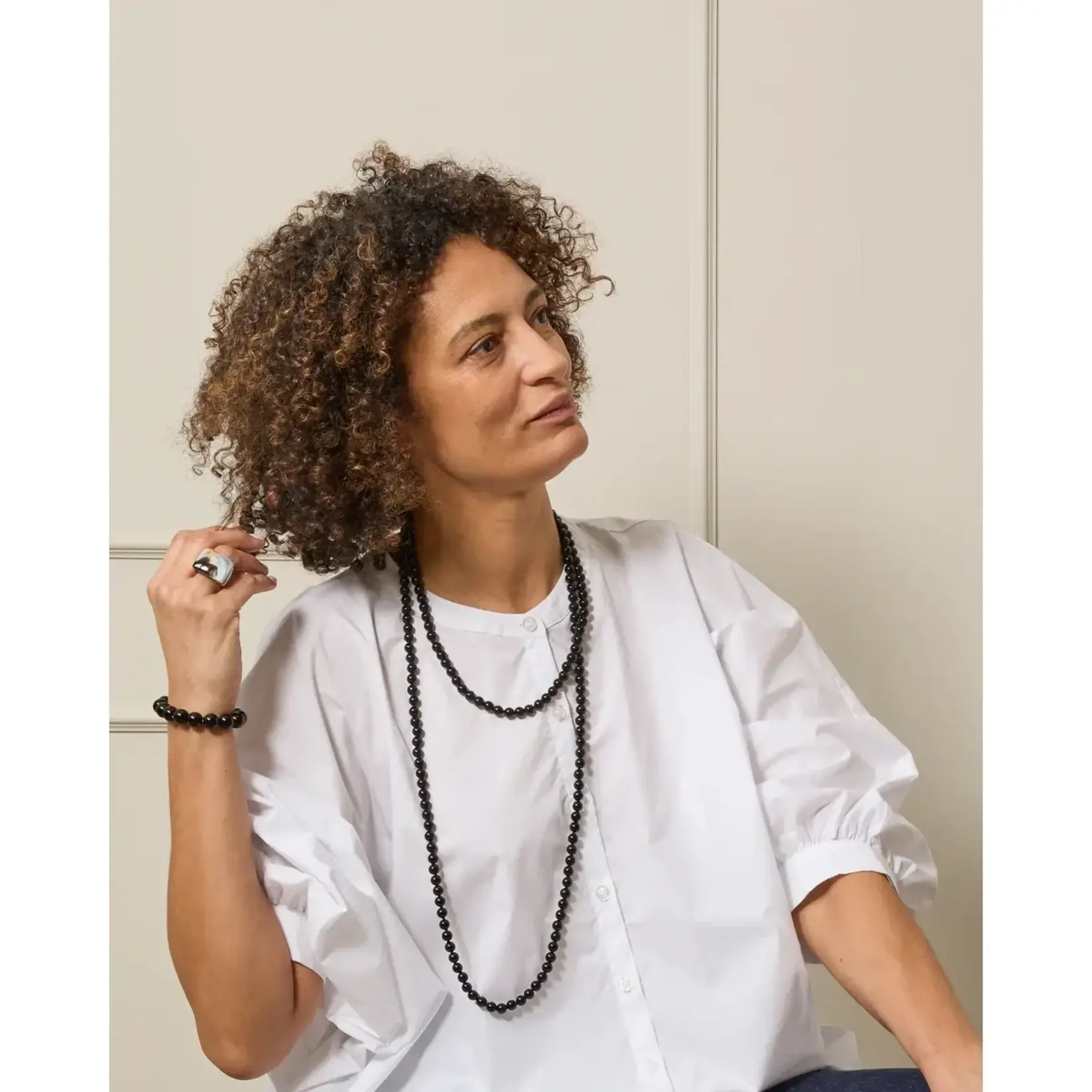 Chalk Whitstable Necklace Black