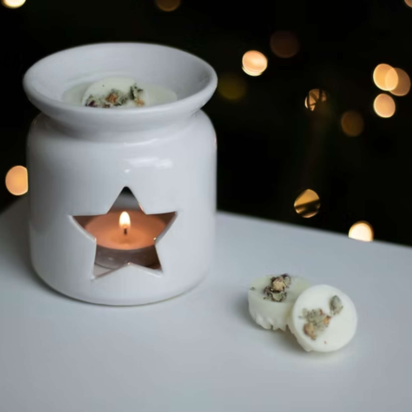 Freckleface White Star Wax Melter Burner