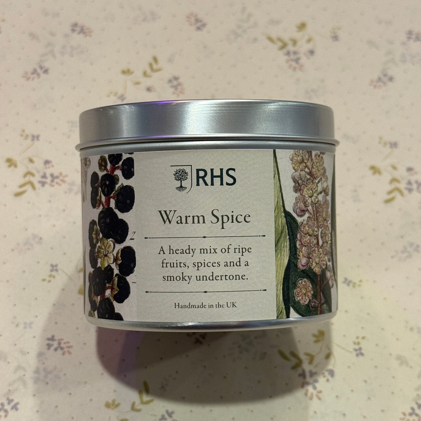 Freckleface RHS Warm Spice Tin Candle