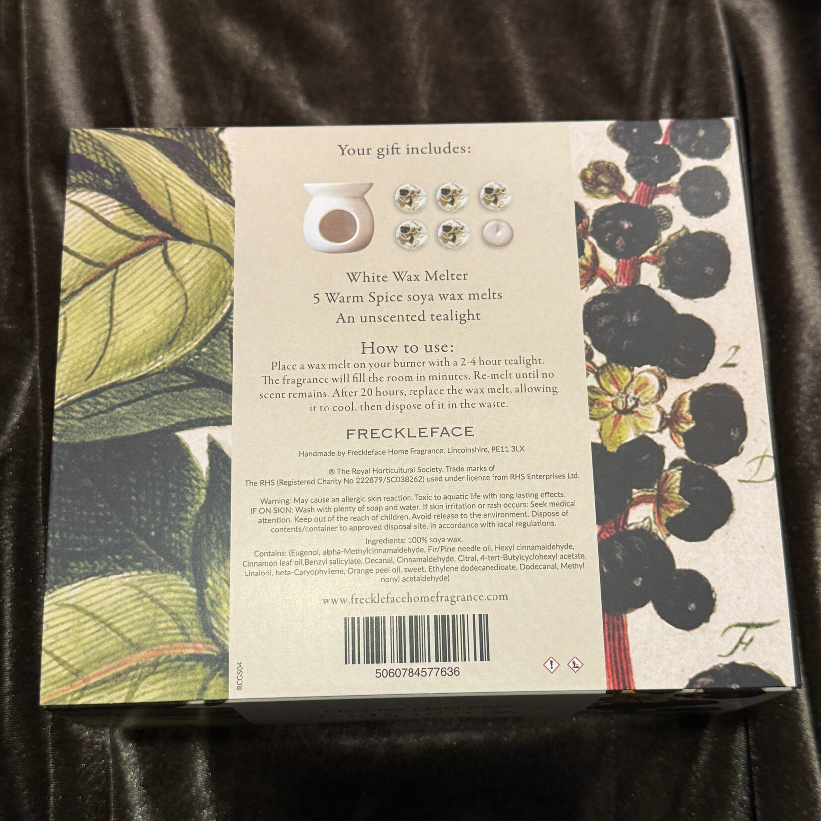 Freckleface RHS Warm Spice Wax Melt Gift Set