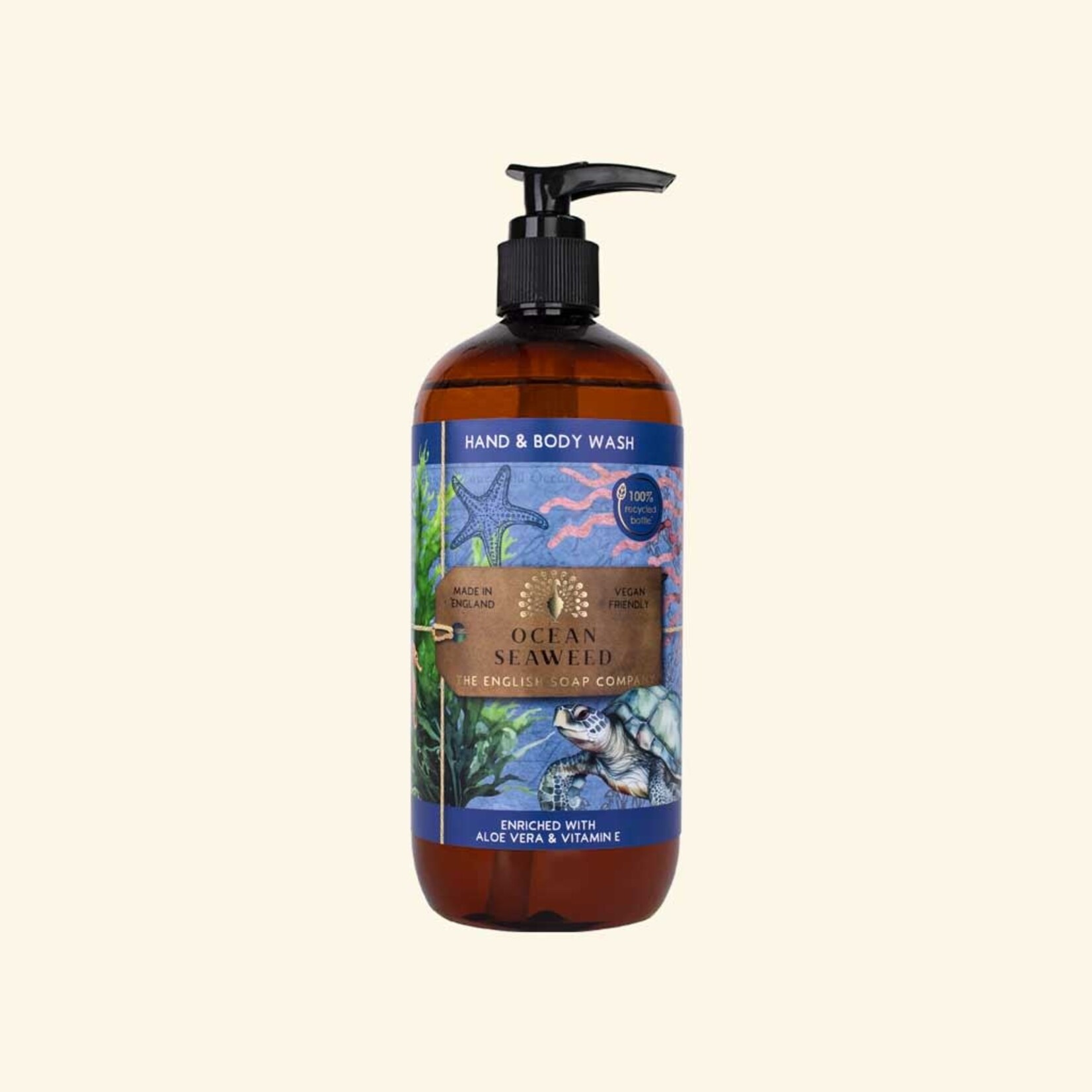 English Soap Company Ocean Seaweed Hand and Body Wash Anniversary Collection