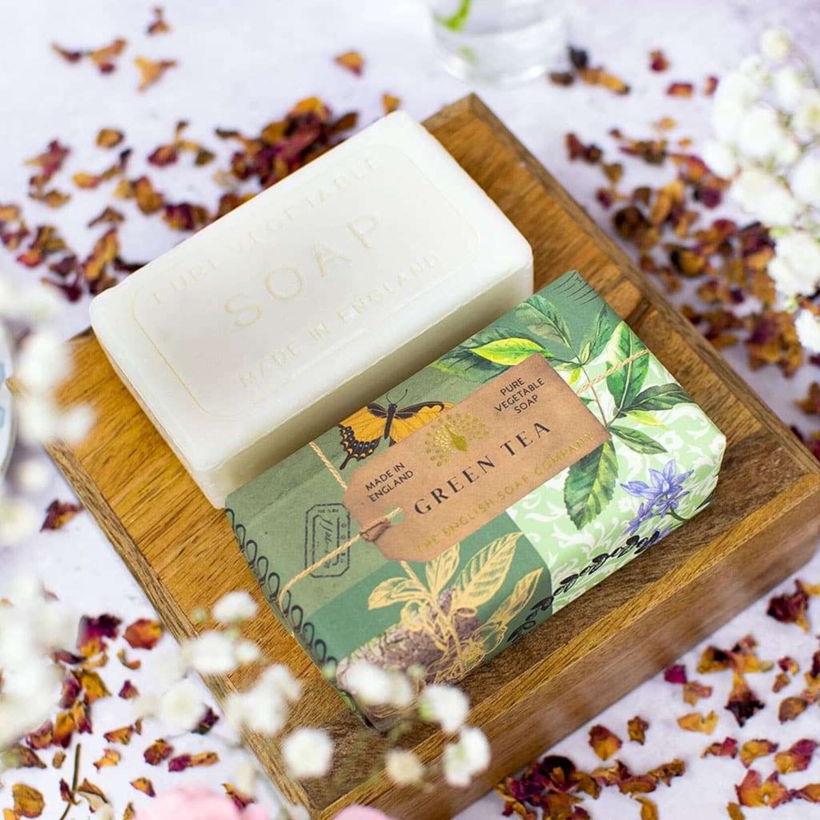 English Soap Company Green Tea 190g Soap Anniversary Collection