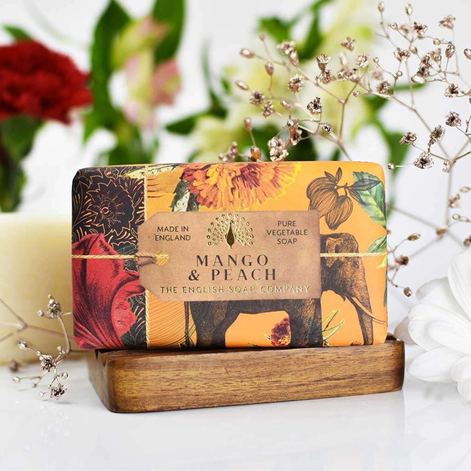 English Soap Company Mango and Peach 190g Soap Anniversary Collection