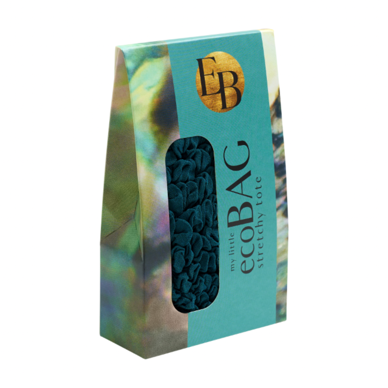 Be-Bougie (My Little Eco Bag) Teal Eco Bag Stretchy Tote