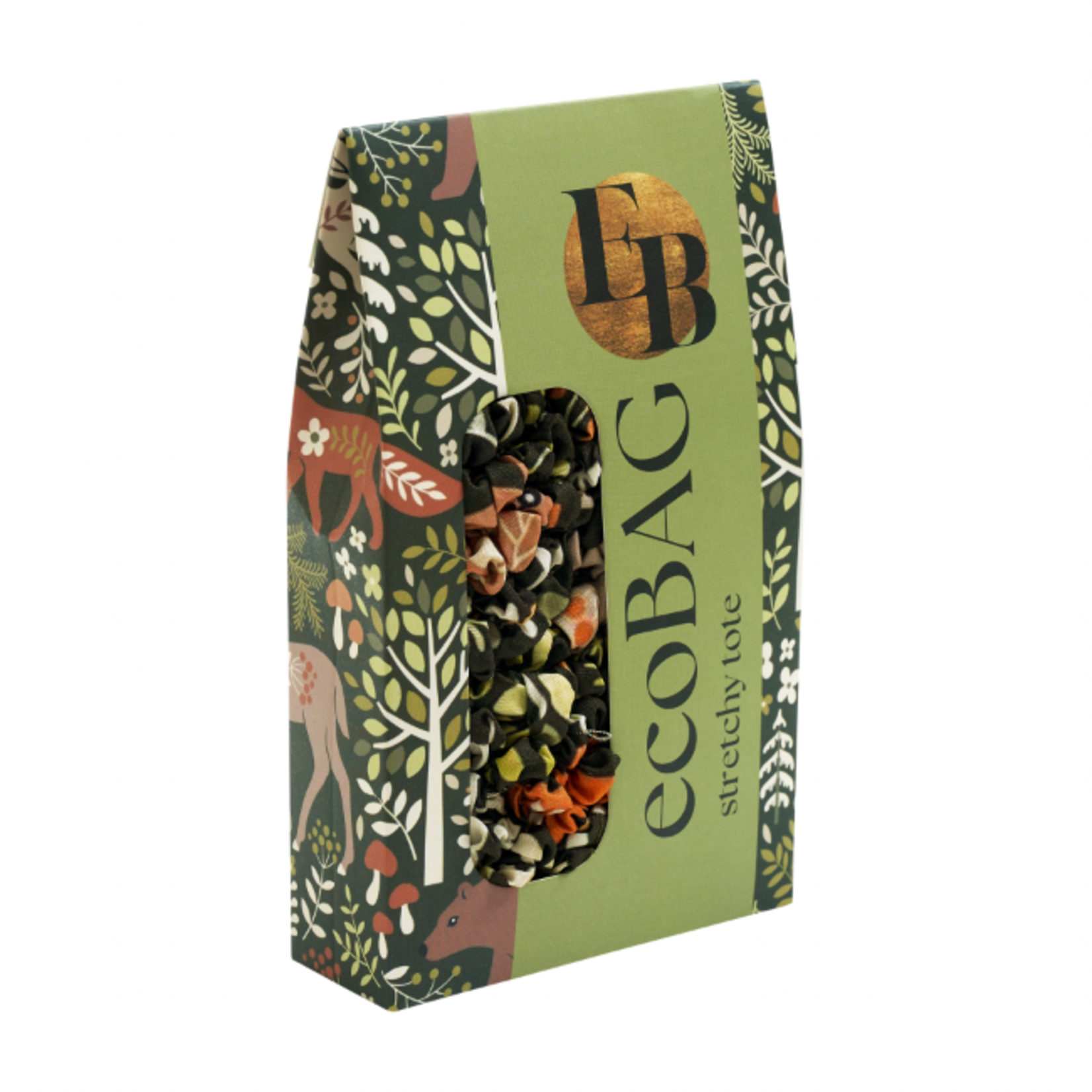 Be-Bougie (My Little Eco Bag) Deer and Bear Eco Bag Stretchy Tote
