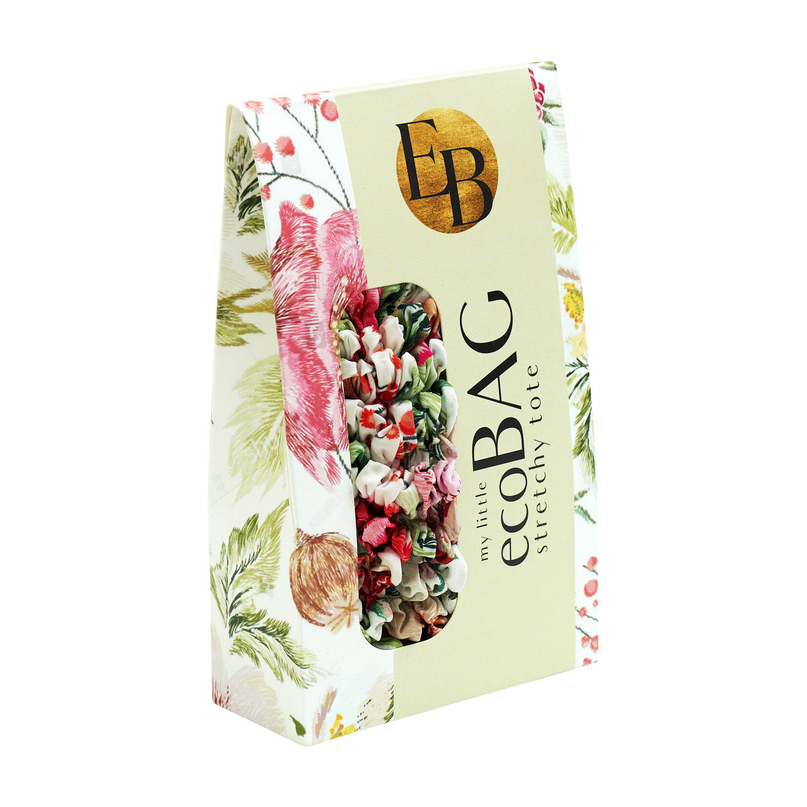 Be-Bougie (My Little Eco Bag) Berries and Anemone Eco Bag Stretchy Tote