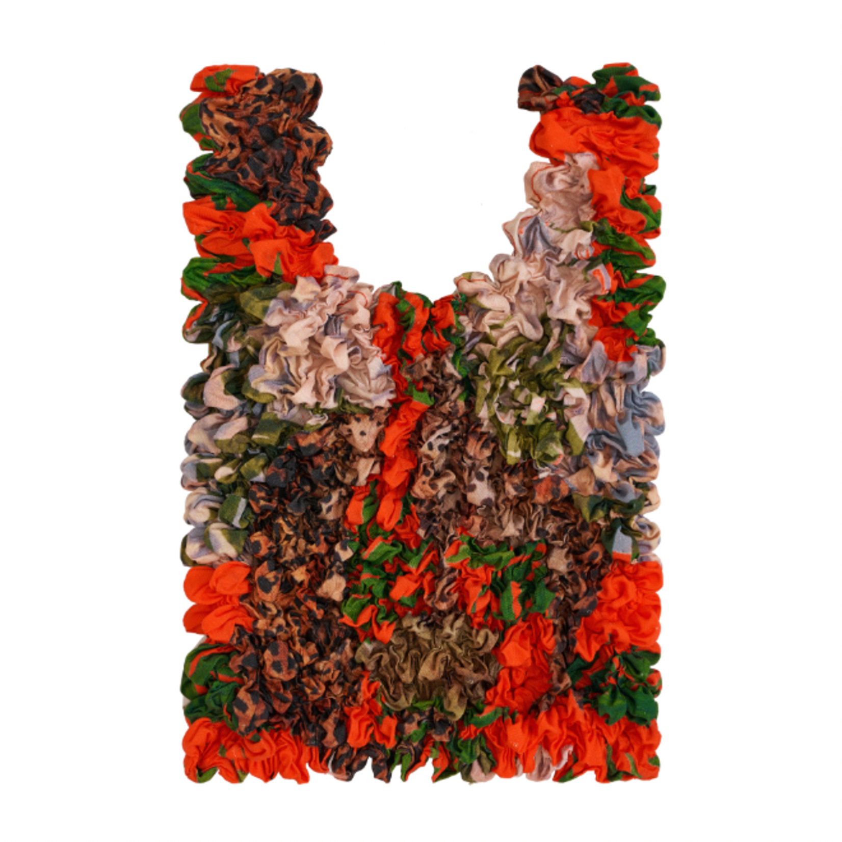 My Little Eco Bag Leopard and Palm Eco Bag Stretchy Tote