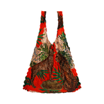 Be-Bougie (My Little Eco Bag) Leopard and Palm Eco Bag Stretchy Tote