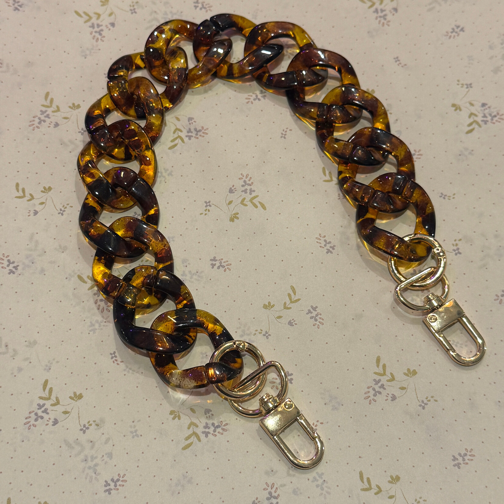 My Little Eco Bag Tortoiseshell Handle 40cm