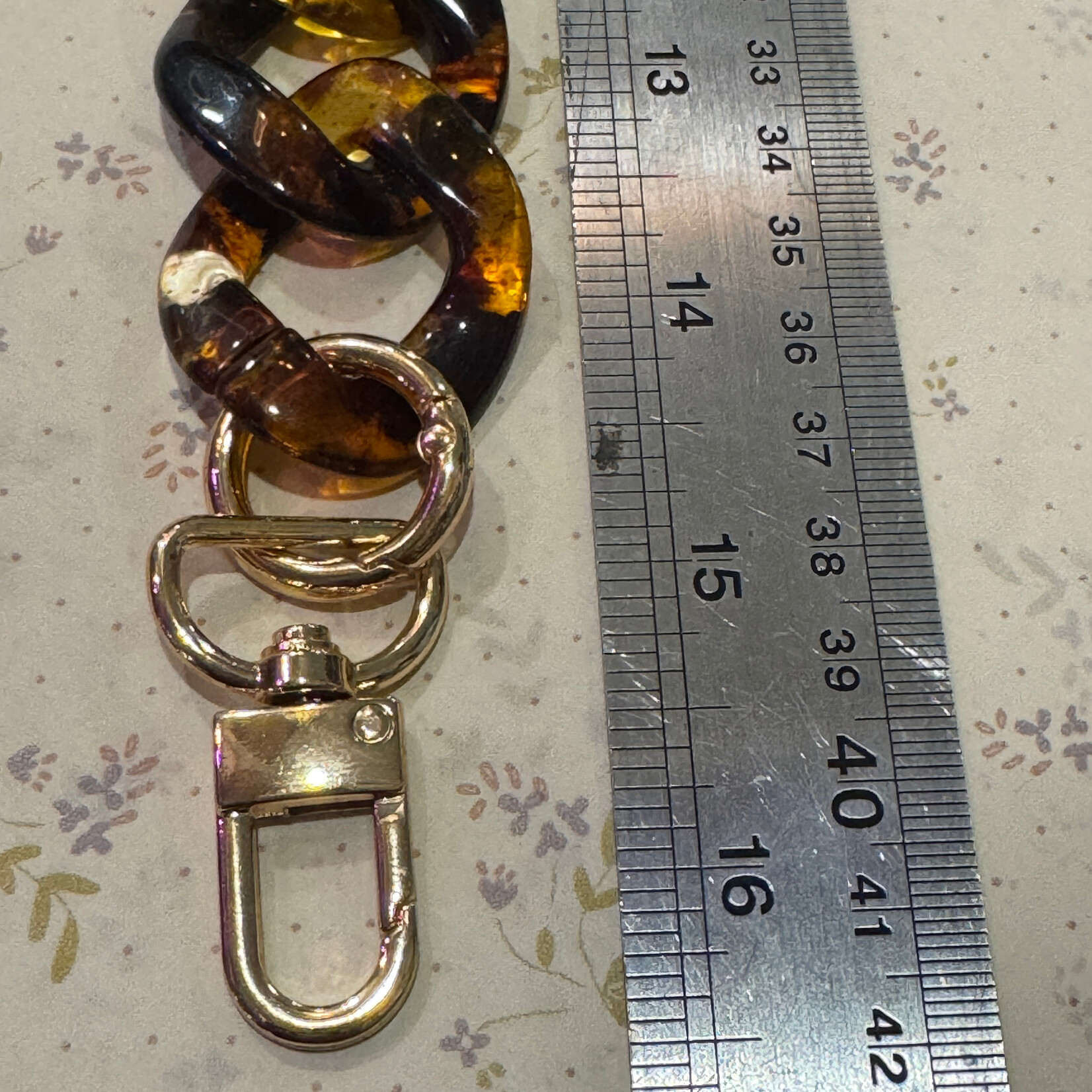 My Little Eco Bag Tortoiseshell Handle 40cm