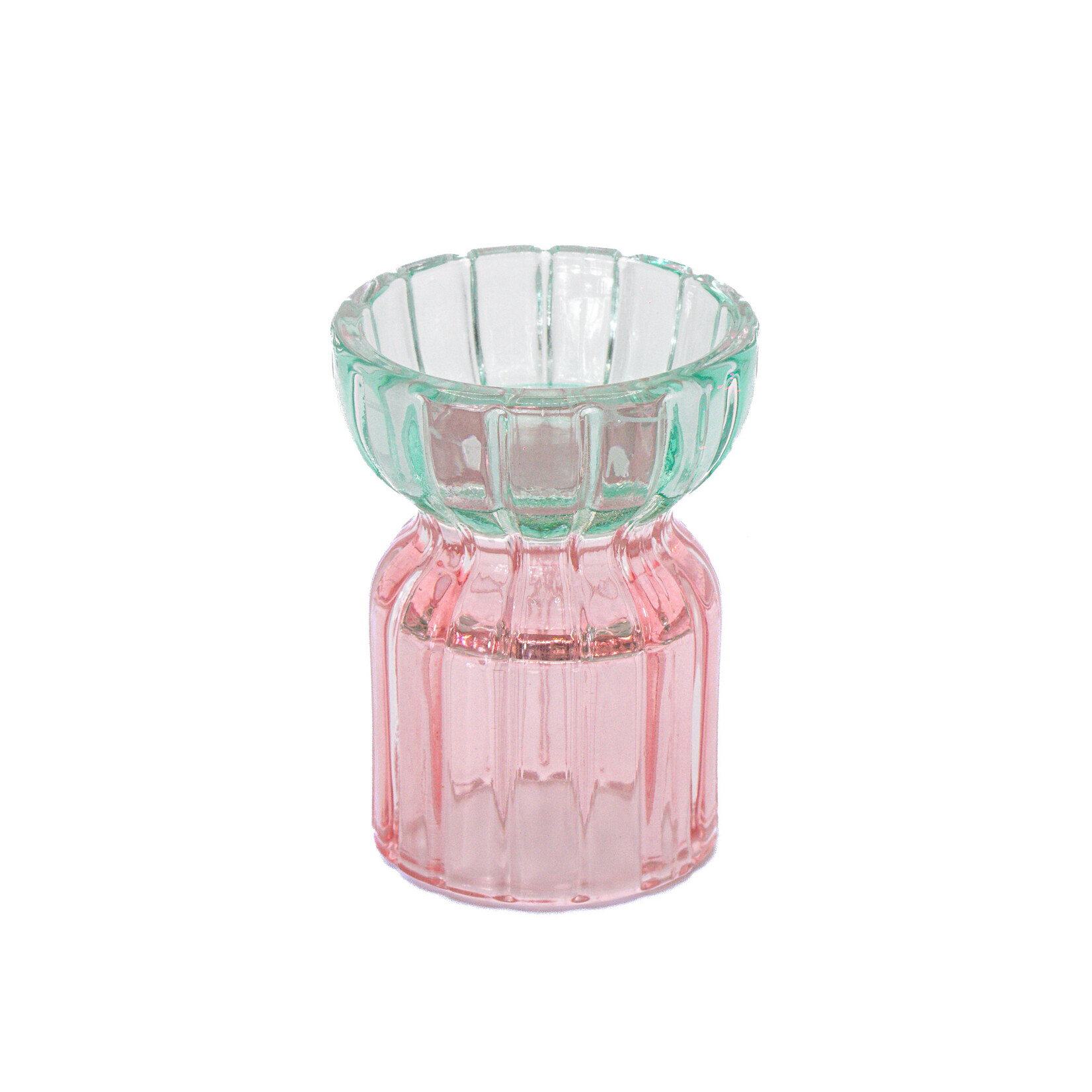 Sass and Belle Green and Pink Reversible Tealight holder