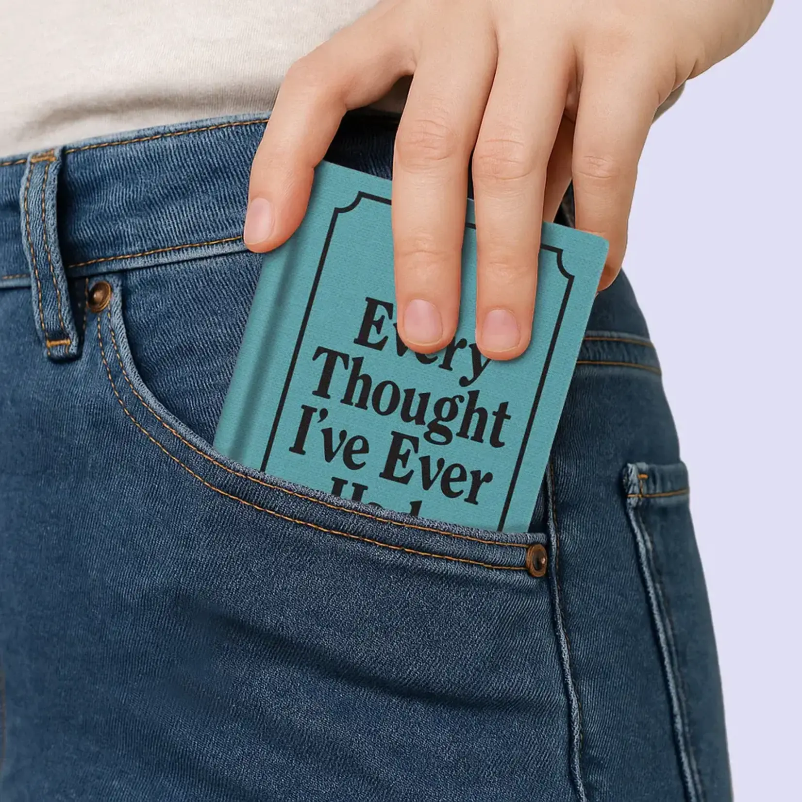 Ohh Deer Every Thought Tiny A7 Fabric Notebook