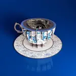 AllJoy Design Rabbits under the stars 3D Teacup Pop Up Card
