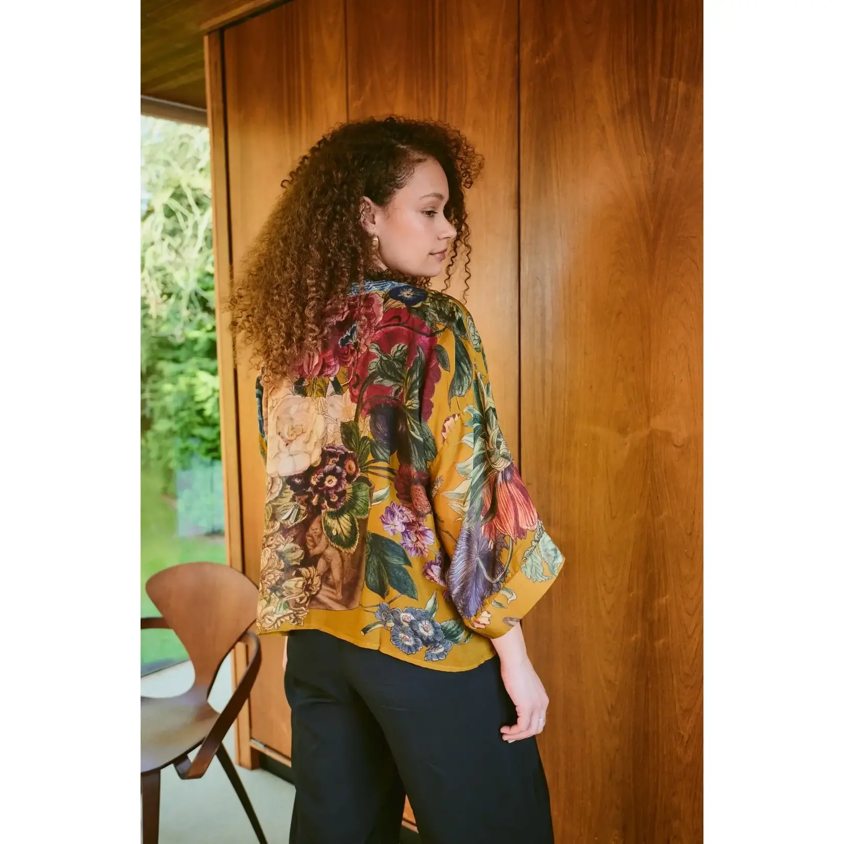 ONE HUNDRED STARS Primula Gold Kimono