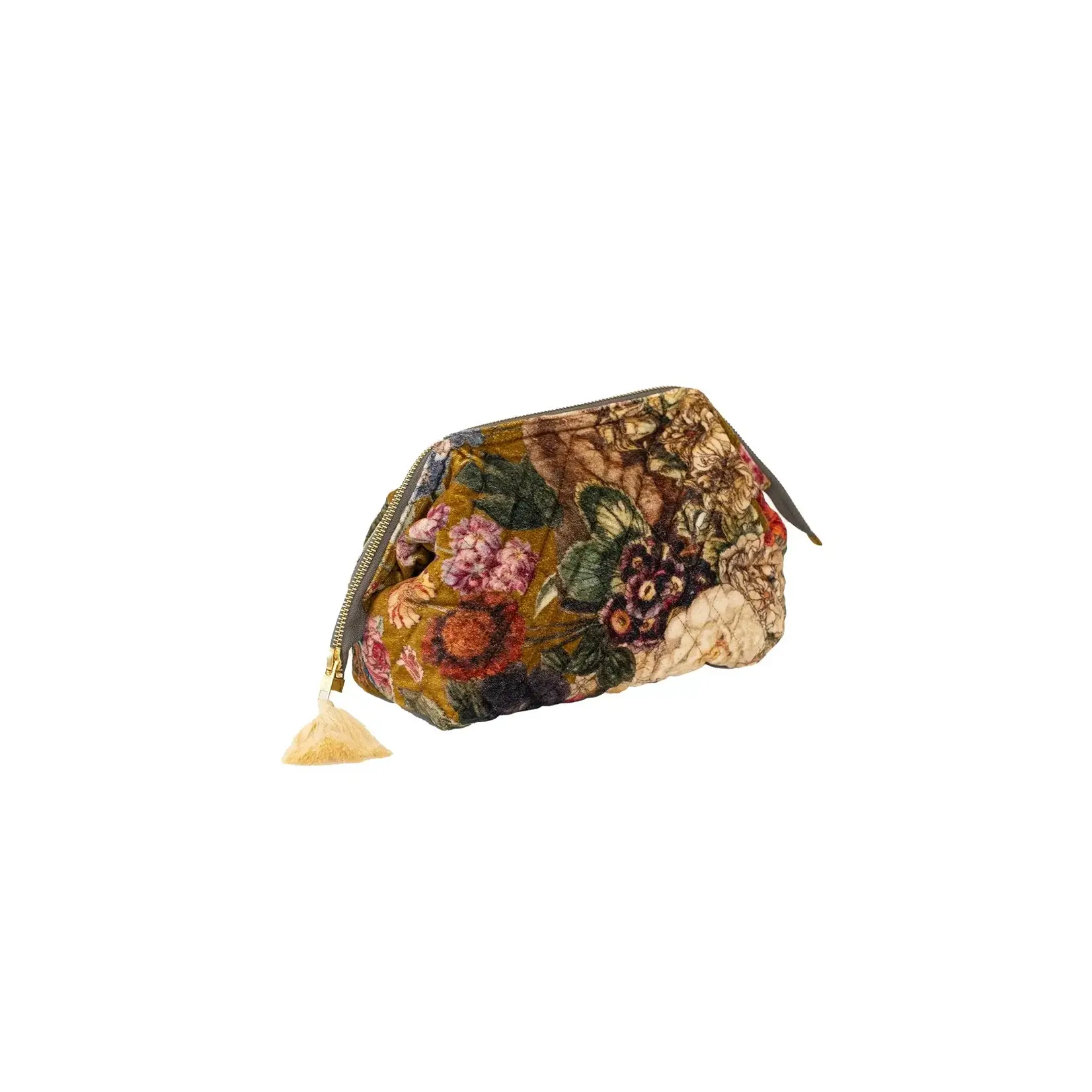 ONE HUNDRED STARS Primula Gold Velvet Pouch