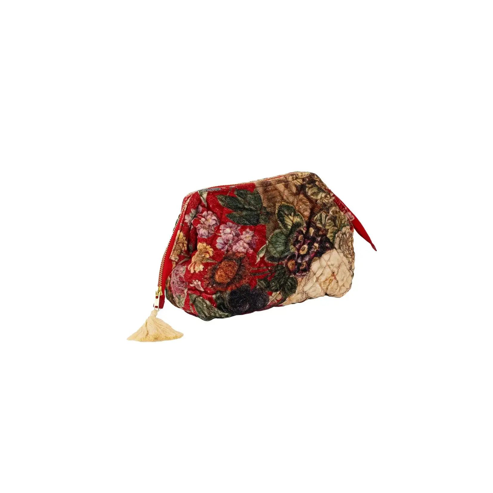 ONE HUNDRED STARS Primula Berry Velvet Pouch