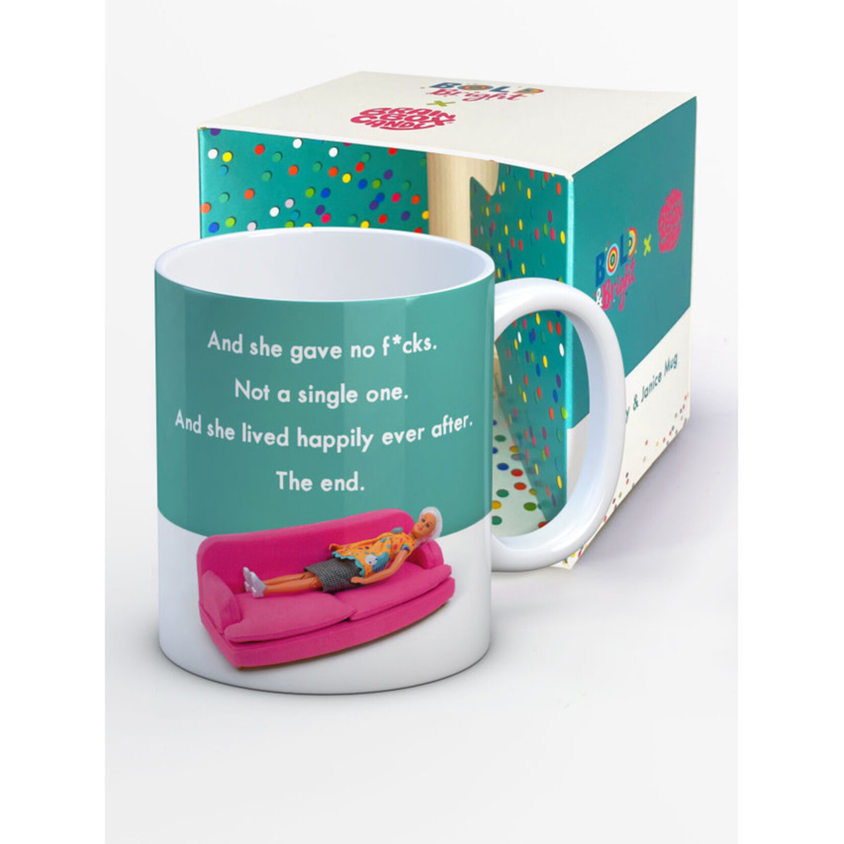 WORDY CARDS Rude Boxed Mug Gave No F*cks