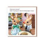 WORDY CARDS Forest Friends What Time Is Dinner Card