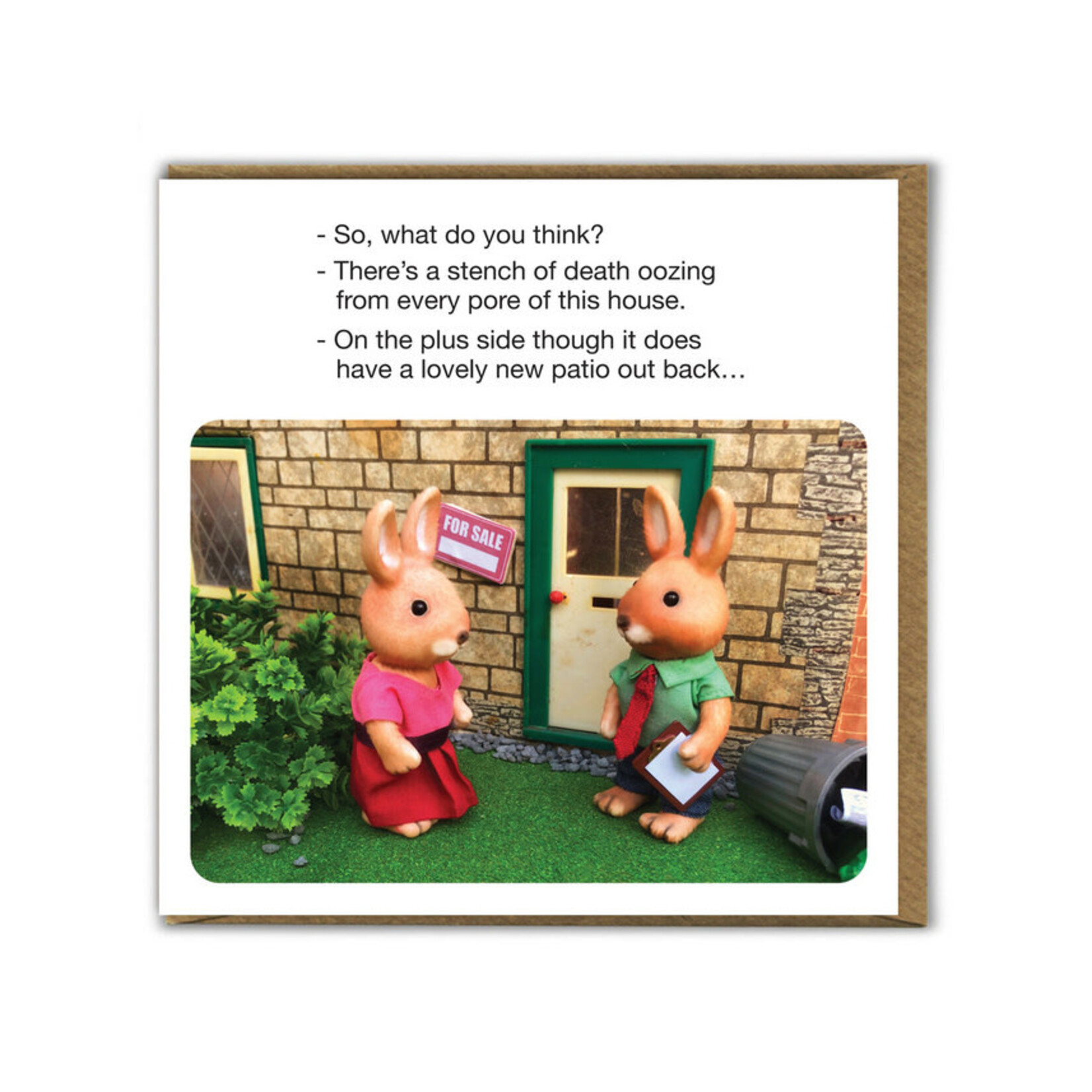 WORDY CARDS Forest Friends Funny Birthday Card Lovely New Patio