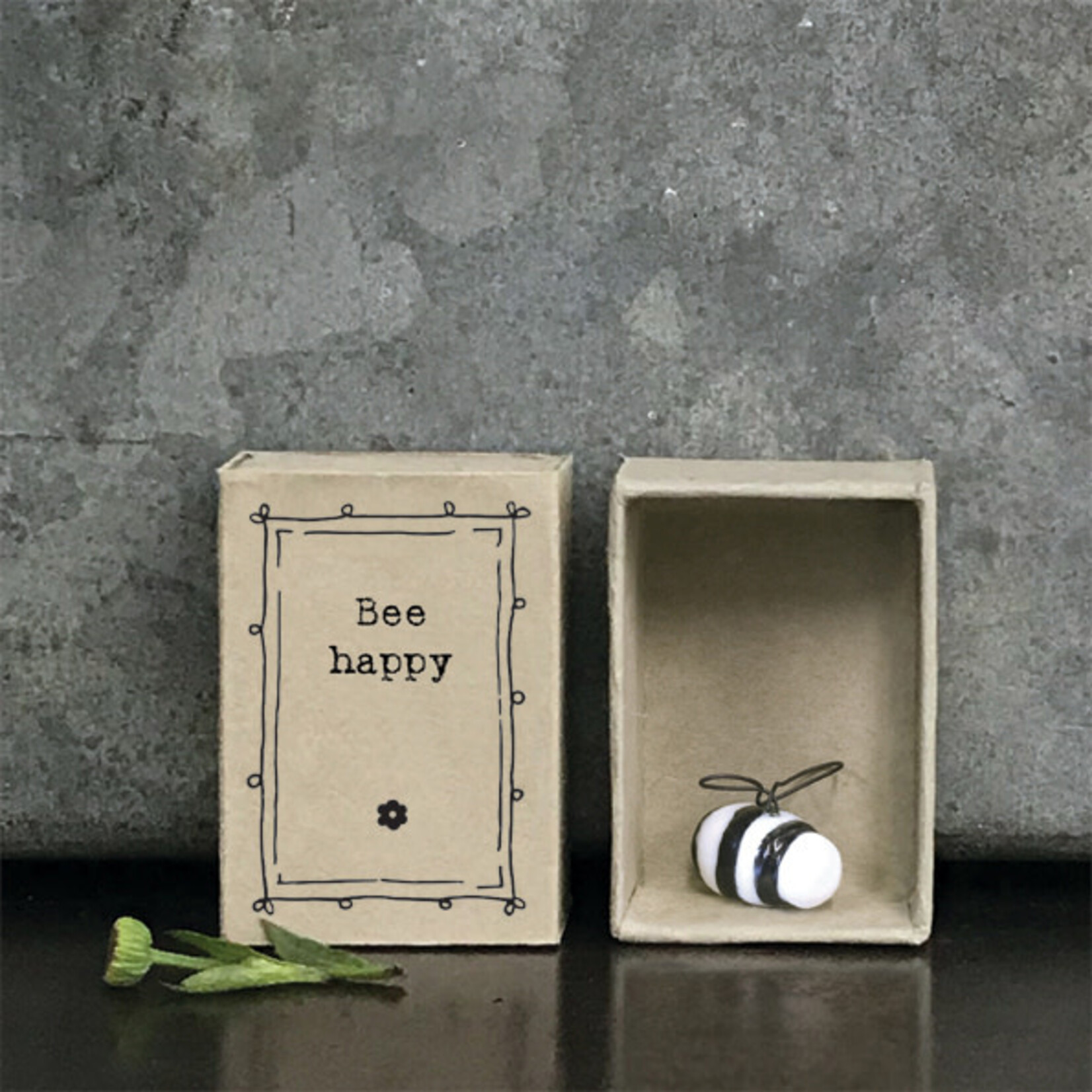 East of India Matchbox Bee happy