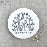 East of India If friends were flowers Tall flowers coaster