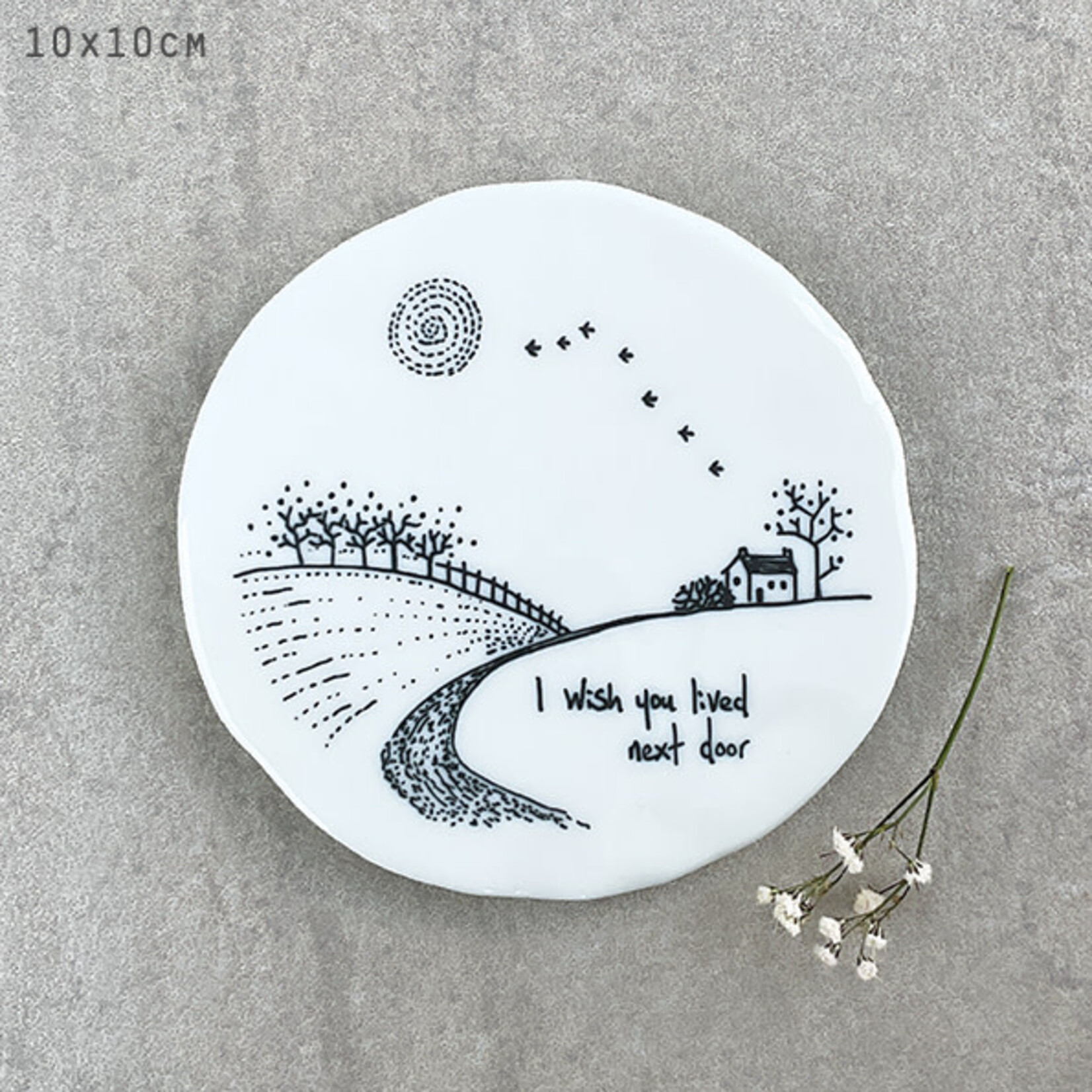 East of India Wish you lived next door Countryside coaster