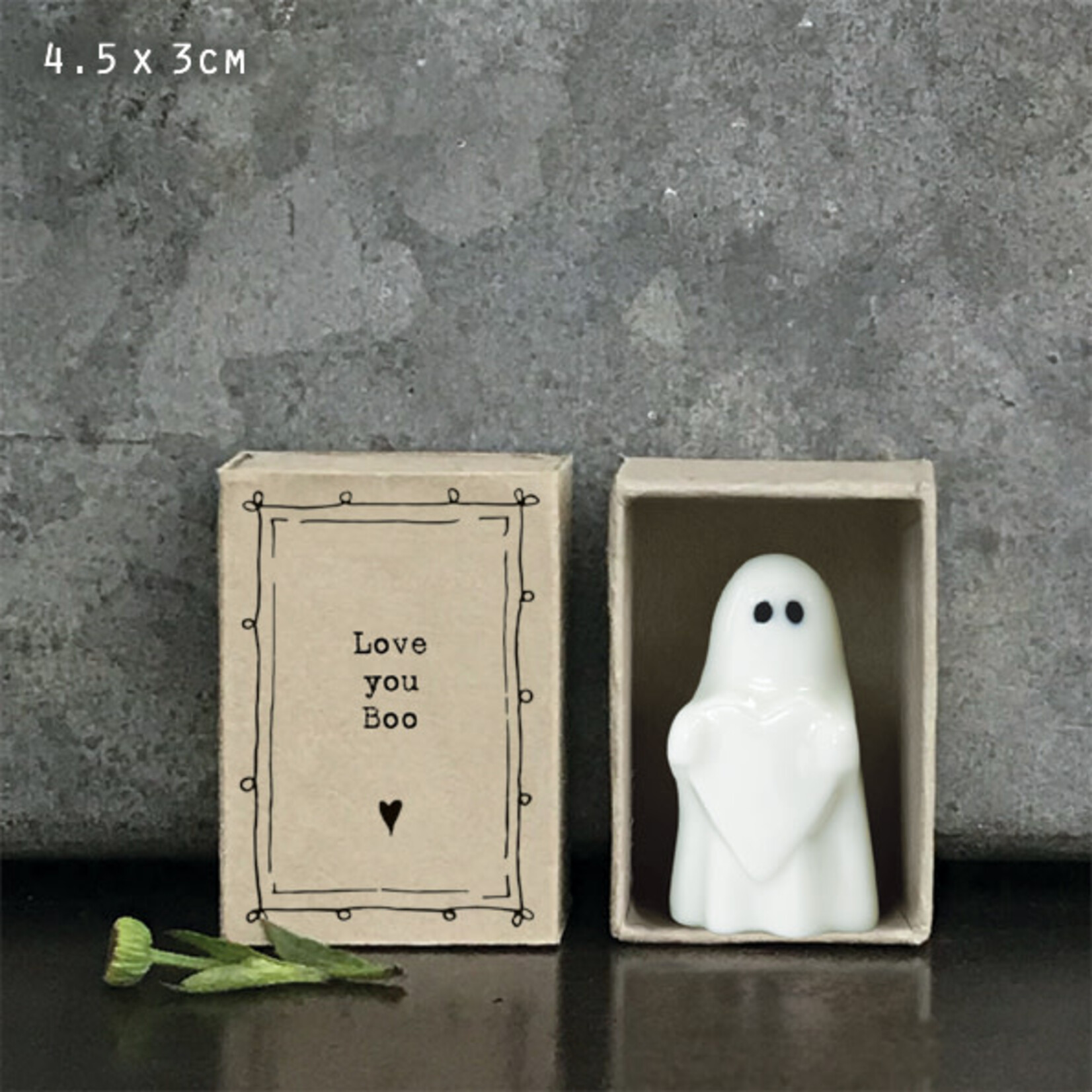 East of India Love you boo Ghost Matchbox