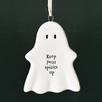 East of India Keep your spirits up Hanging ghost plaque