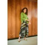 ONE HUNDRED STARS Orchid Black Crepe Palazzo Pants