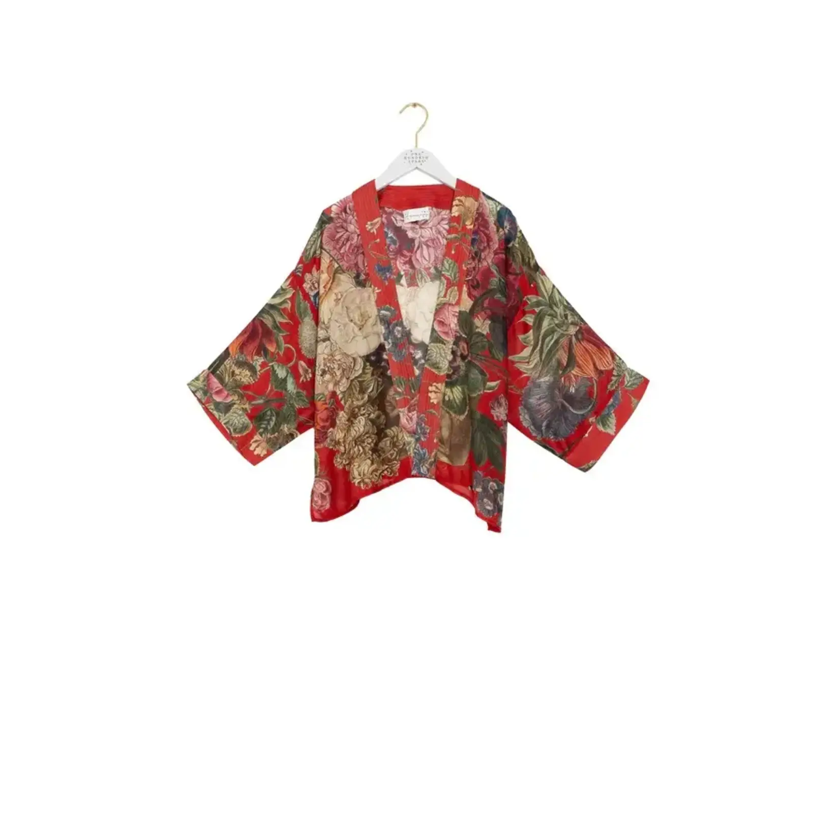 ONE HUNDRED STARS Primula Berry Kimono