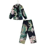 ONE HUNDRED STARS Crane Emerald Poplin Pyjama Set