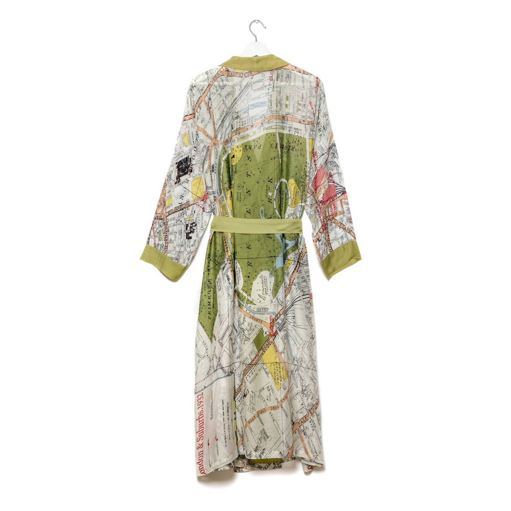 ONE HUNDRED STARS London Map Dressing Gown